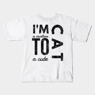 Cat Mom Kids T-Shirt